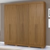 Guarda Roupa Casal 2030230 6 Portas 230 cm Atacama Ripado ARMoveis