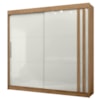 Guarda Roupa Casal 2P Correr MDF 244 cm RD024 Freijo Off White MXM