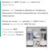 Guarda Roupa Casal 3 Portas de Correr 4 Gavetas Confo 190 cm Branco Absoluto ZANZ