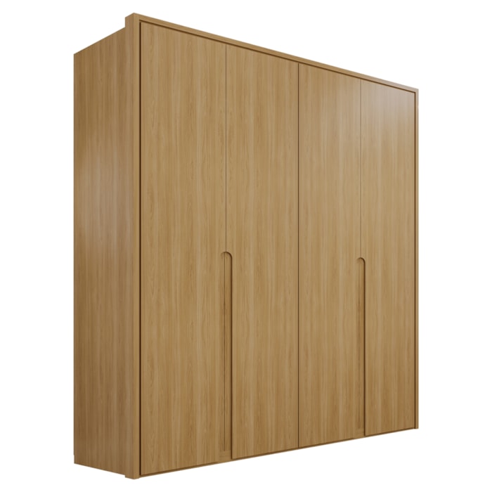 Guarda Roupa Casal 4 Portas 181 cm Lizz Hannover DCASA