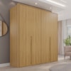 Guarda Roupa Casal 4 Portas 181 cm Lizz Hannover DCASA