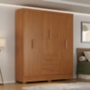 Guarda Roupa Casal 6 Portas 2 Gavetas Primor 181 cm Cinamomo ZANZ