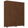 Guarda Roupa Casal 6 Portas 2 Gavetas Primor 181 cm Jacaranda ZANZ