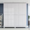 Guarda Roupa Casal 6 Portas 217x202 cm E530 Branco Kappesberg