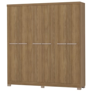 Guarda Roupa Casal 6 Portas 217x202 cm E530 Nogueira Kappesberg