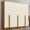 Guarda Roupa Casal 6 Portas 235 cm Andreas Nature Off White HENN