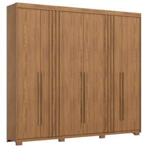 Guarda Roupa Casal 6 Portas 252 cm Norton Nature HENN