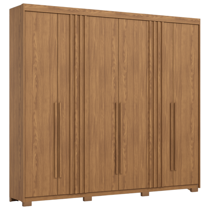 Guarda Roupa Casal 6 Portas 252 cm Norton Nature HENN