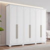 Guarda Roupa Casal 6 Portas 256 cm Americano Prime Branco HP HENN