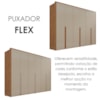 Guarda Roupa Casal 6 Portas 268 cm MDF Lizz Cedro Off White DCASA