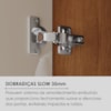 Guarda Roupa Casal 6 Portas 268 cm MDF Lizz Cedro Off White DCASA