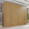 Guarda Roupa Casal 6 Portas 268 cm MDF Lizz Hannover DCASA
