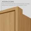 Guarda Roupa Casal 6 Portas 268 cm MDF Lizz Hannover DCASA