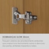 Guarda Roupa Casal 6 Portas 268 cm MDF Lizz Hannover DCASA