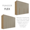 Guarda Roupa Casal 6 Portas 268 cm MDF Lizz Hannover Fendi DCASA