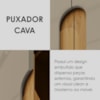 Guarda Roupa Casal 6 Portas 268 cm MDF Lizz Hannover Fendi DCASA