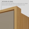 Guarda Roupa Casal 6 Portas 268 cm MDF Lizz Hannover Fendi DCASA