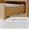 Guarda Roupa Casal 6 Portas 268 cm MDF Lizz Hannover Fendi DCASA