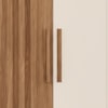 Guarda Roupa Casal 6 Portas 3 Gavetas 200 cm B367 Nature Off White Briz