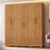 Guarda Roupa Casal 6 Portas 4 Gavetas 182 cm Santiago Cedro RUDK