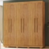 Guarda Roupa Casal 6 Portas 4 Gavetas 201 cm Porto Bello Cedro RUDK