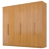 Guarda Roupa Casal 6 Portas 4 Gavetas Eviden 230 cm Cinamomo ZANZ