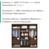 Guarda Roupa Casal 6 Portas 4 Gavetas Eviden 230 cm Jacaranda ZANZ