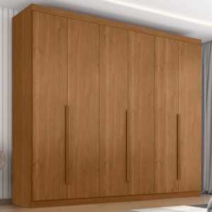 Guarda Roupa Casal 6 Portas 4 Gavetas Monumento 272 cm Cinamomo ZANZ