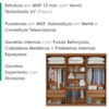 Guarda Roupa Casal 6 Portas 4 Gavetas Monumento 272 cm Cinamomo ZANZ