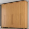 Guarda Roupa Casal 6 Portas 5 Gavetas Rest 273 cm Cinamomo ZANZ