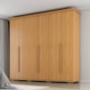 Guarda Roupa Casal 6 Portas 5 Gavetas Rest 273 cm Cinamomo ZANZ