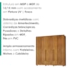 Guarda Roupa Casal 6 Portas 6 Gavetas 224 cm Navegantes Cedro RUDK