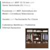Guarda Roupa Casal 6 Portas 6 Gavetas Mari 230 cm Jacaranda ZANZ