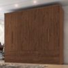 Guarda Roupa Casal 6 Portas 6 Gavetas Mari 230 cm Jacaranda ZANZ