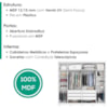 Guarda Roupa Casal 6 Portas 6 Gavetas MDF Platina 236 cm Branco Absoluto ZANZ
