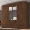 Guarda Roupa Casal 6 Portas Com Espelho Mari 230 cm Jacaranda ZANZ