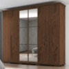 Guarda Roupa Casal 6 Portas Com Espelho Rest 273 cm Jacaranda ZANZ