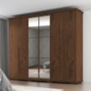Guarda Roupa Casal 6 Portas Com Espelho Rest 273 cm Jacaranda ZANZ