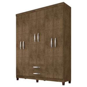 Guarda Roupa Casal 6P 2G Moden 150 cm 3562 Malbec INCP
