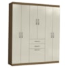 Guarda Roupa Casal 7 Portas 156 cm Cancun Atacama Areia ARMoveis