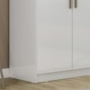 Guarda Roupa Casal 7 Portas 258 cm ATN RG040 Branco Neve MXM