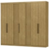 Guarda Roupa Casal 7 Portas 258 cm ATN RG040 Marrocos MXM