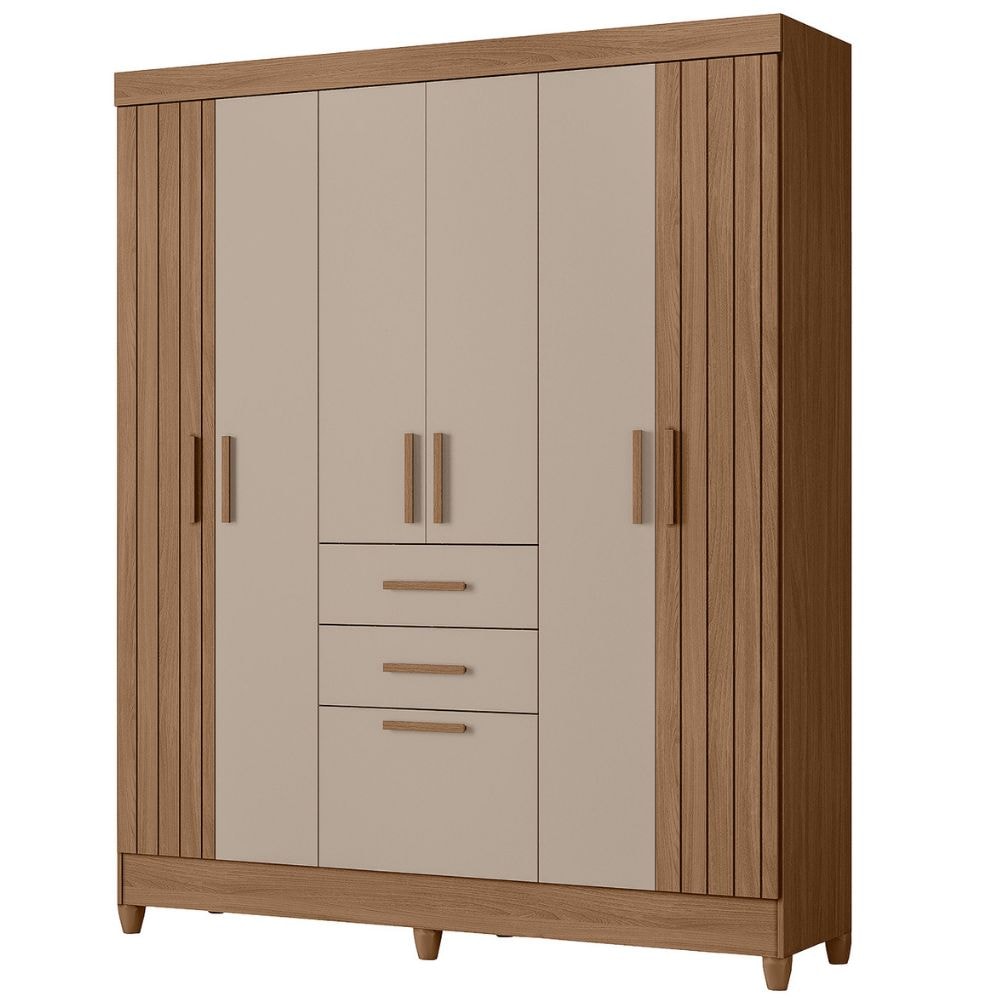 Guarda Roupa Casal 165cm Malta CarvFendFs Moval Milani Store
