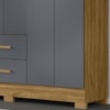 Guarda Roupa Casal 8 Portas 9410 Freijo Cinza Moval