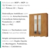 Guarda Roupa Casal Com Espelho 4 Portas 159 cm Domus Cedro RUDK