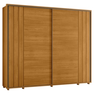 Guarda Roupa Casal Dali 2 Portas Deslizante 278 cm Cinamomo Madetec