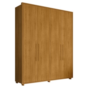 Guarda roupa Casal Greco 4 Portas MDF 188 cm Cinamomo Madetec
