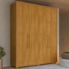 Guarda roupa Casal Greco 4 Portas MDF 188 cm Cinamomo Madetec
