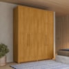 Guarda roupa Casal Greco 4 Portas MDF 188 cm Cinamomo Madetec