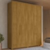 Guarda roupa Casal Greco 4 Portas MDF 188 cm Cumaru Madetec